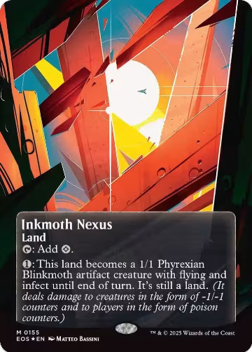 Inkmoth Nexus (0155) (Borderless) (Galaxy Foil) (155), Edge of Eternities: Stellar Sights — Magic card price