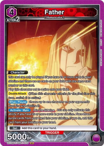 Father (079) (UE09BT/FMA-1-079), FULLMETAL ALCHEMIST — Union Arena card price