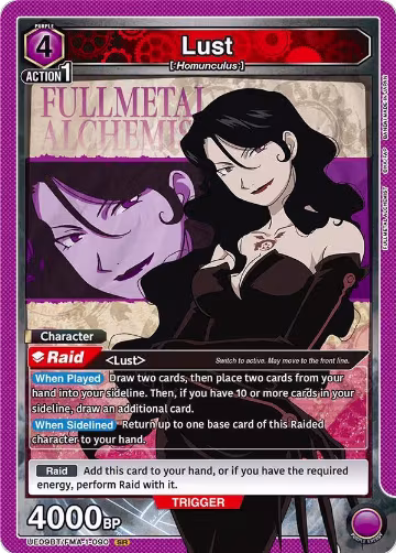 Lust (090) (UE09BT/FMA-1-090), FULLMETAL ALCHEMIST — Union Arena card price