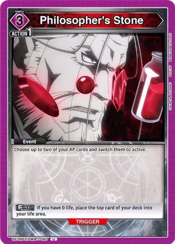 Philosopher's Stone (UE09BT/FMA-1-097), FULLMETAL ALCHEMIST — Union Arena card price