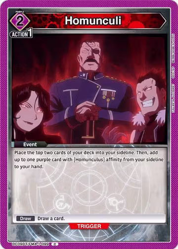 Homunculi (UE09BT/FMA-1-099), FULLMETAL ALCHEMIST — Union Arena card price