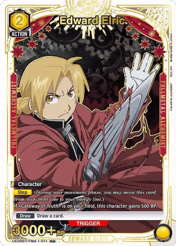 Edward Elric (011) (R*) (UE09BT/FMA-1-011), FULLMETAL ALCHEMIST — Union Arena card price