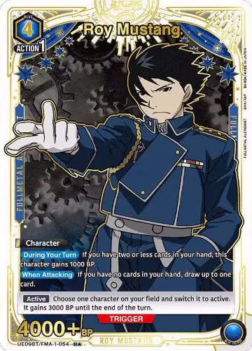 Roy Mustang (054) (R*) (UE09BT/FMA-1-054), FULLMETAL ALCHEMIST — Union Arena card price