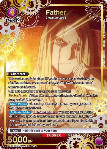 Father (079) (SR*) (UE09BT/FMA-1-079), FULLMETAL ALCHEMIST — Union Arena card price