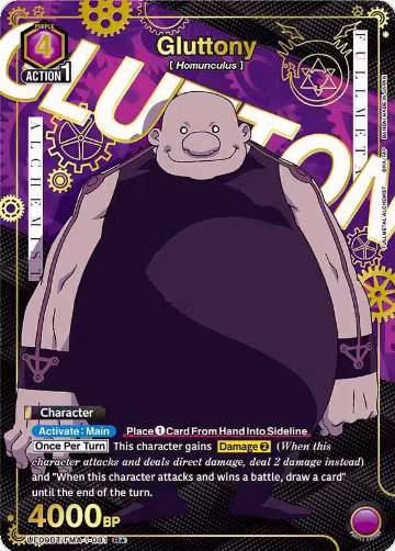 Gluttony (081) (R*) (UE09BT/FMA-1-081), FULLMETAL ALCHEMIST — Union Arena card price