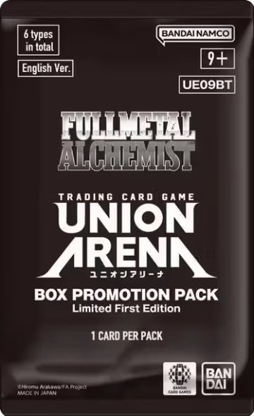 FULLMETAL ALCHEMIST - Box Promotion Pack, FULLMETAL ALCHEMIST — Union Arena sealed product price