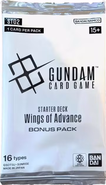 Starter Deck: Wings of Advance Bonus Pack, Starter Deck 02: Wings of Advance — Gundam sealed product price