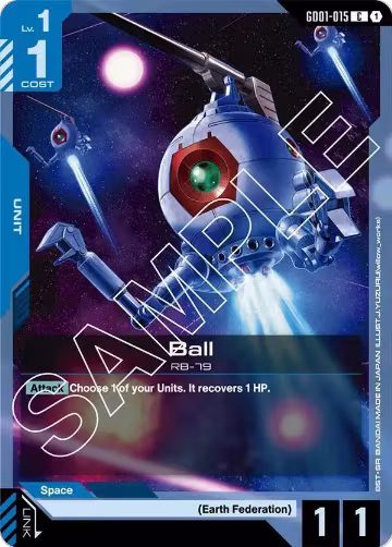 Ball (GD01-015), Newtype Rising — Gundam card price