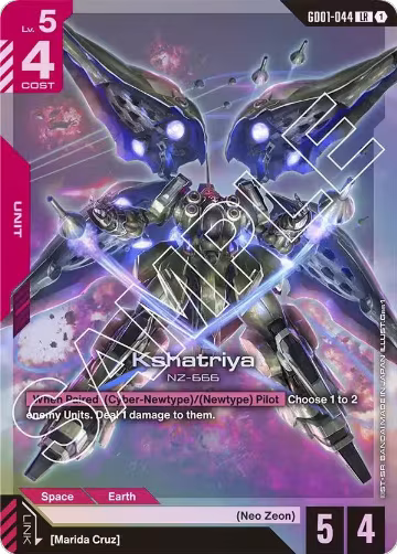 Kshatriya (GD01-044) (GD01-044), Newtype Rising — Gundam card price
