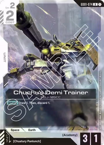 Chuchu's Demi Trainer (GD01-074), Newtype Rising — Gundam card price