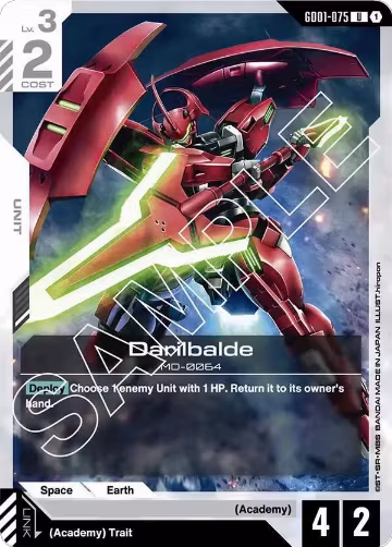 Darilbalde (GD01-075), Newtype Rising — Gundam card price