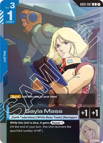 Sayla Mass (GD01-087), Newtype Rising — Gundam card price