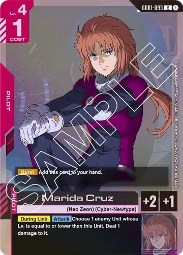 Marida Cruz (GD01-093), Newtype Rising — Gundam card price