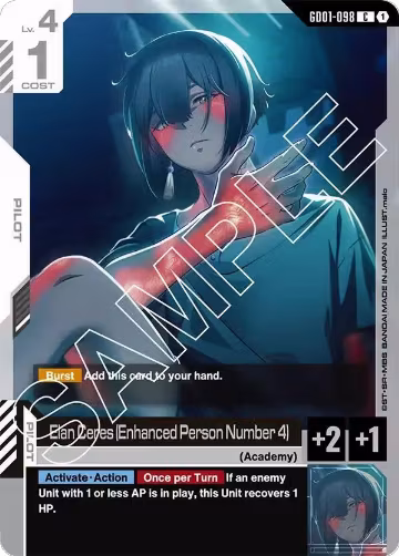 Elan Ceres (Enhanced Person Number 4) (GD01-098), Newtype Rising — Gundam card price