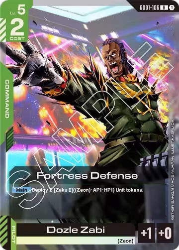 Fortress Defense (GD01-106), Newtype Rising — Gundam card price