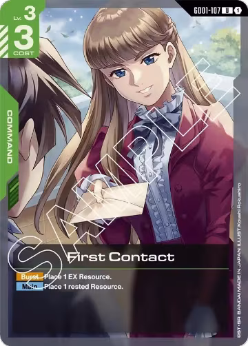 First Contact (GD01-107), Newtype Rising — Gundam card price