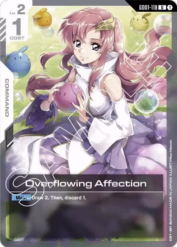 Overflowing Affection (GD01-118), Newtype Rising — Gundam card price
