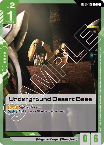 Underground Desert Base (GD01-126), Newtype Rising — Gundam card price