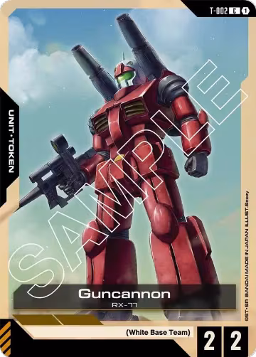 Guncannon (T-002) Token (T-002), Starter Deck 01: Heroic Beginnings — Gundam card price