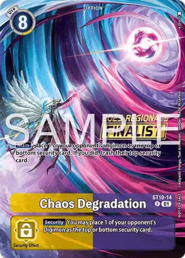 Chaos Degradation (Regionals 25-26 Season 2 Finalist) (ST10-14 R) — card price