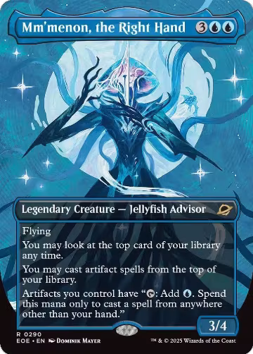 Mm'menon, the Right Hand (Borderless) (290), Edge of Eternities — Magic card price