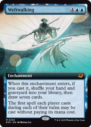 Weftwalking (Extended Art) (330), Edge of Eternities — Magic card price
