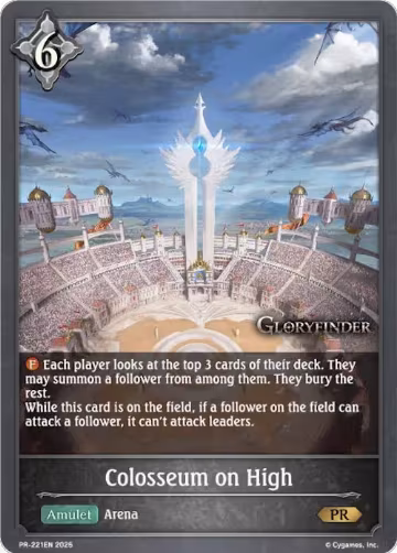 Colosseum on High (PR-221EN), Shadowverse: Evolve Promo Cards — Shadowverse card price