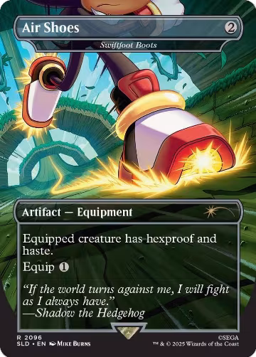 Air Shoes - Swiftfoot Boots (2096), Secret Lair Drop Series — Magic card price