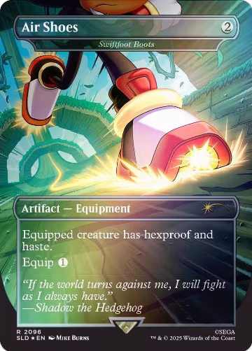 Air Shoes - Swiftfoot Boots (Rainbow Foil) (2096), Secret Lair Drop Series — Magic card price