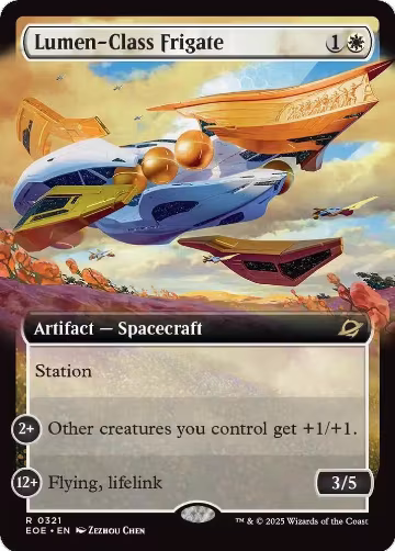 Lumen-Class Frigate (Extended Art) (321), Edge of Eternities — Magic card price