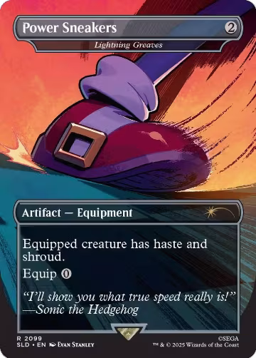 Power Sneakers - Lightning Greaves (2099), Secret Lair Drop Series — Magic card price