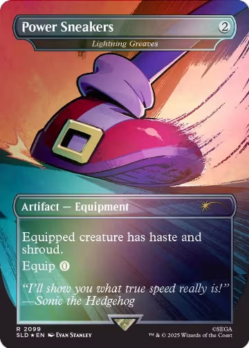Power Sneakers - Lightning Greaves (Rainbow Foil) (2099), Secret Lair Drop Series — Magic card price
