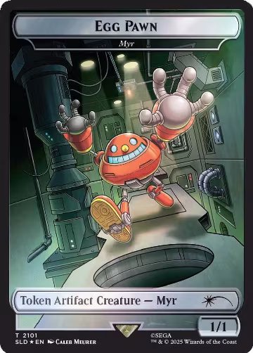 Egg Pawn - Myr Token (Rainbow Foil) (2101), Secret Lair Drop Series — Magic card price