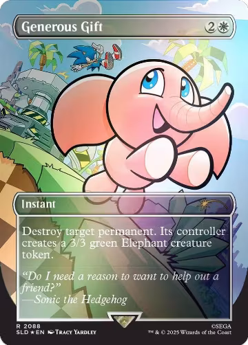 Generous Gift (2088) (Rainbow Foil) (2088), Secret Lair Drop Series — Magic card price