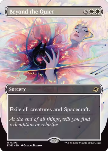 Beyond the Quiet (Borderless) (303), Edge of Eternities — Magic card price