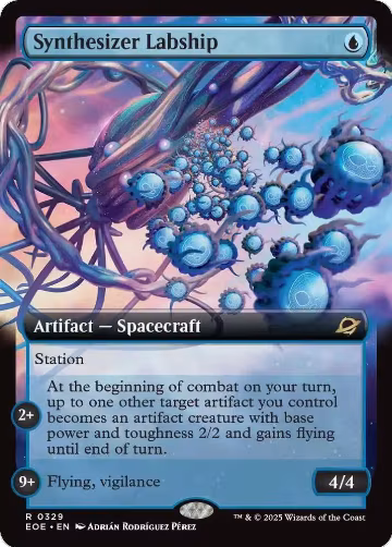Synthesizer Labship (Extended Art) (329), Edge of Eternities — Magic card price