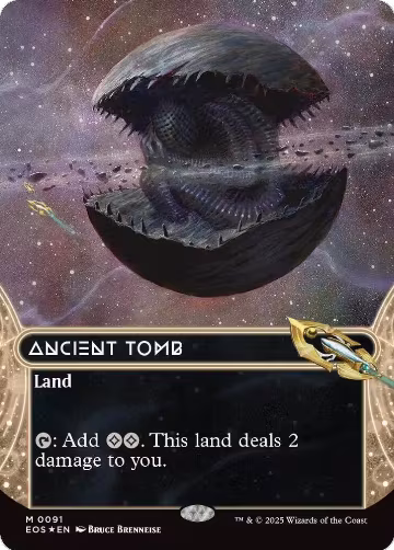 Ancient Tomb (0091) (Borderless) (Galaxy Foil) (91) — card price