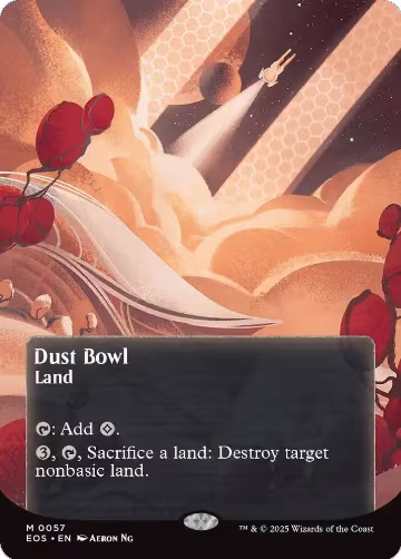 Dust Bowl (0057) (Borderless) (57), Edge of Eternities: Stellar Sights — Magic card price
