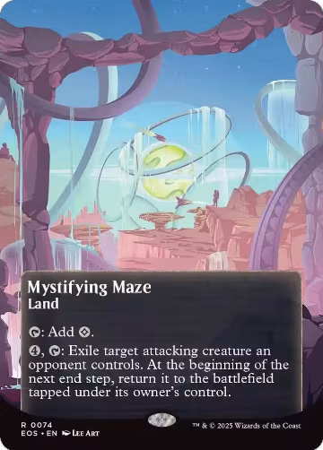 Mystifying Maze (0074) (Borderless) (74), Edge of Eternities: Stellar Sights — Magic card price