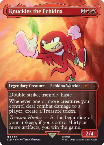 Knuckles the Echidna (2082), Secret Lair Drop Series — Magic card price