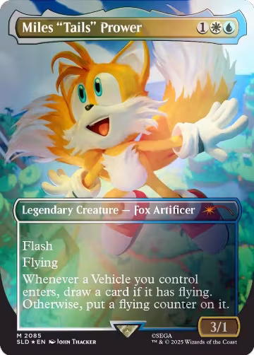 Miles "Tails" Prower (Rainbow Foil) (2085), Secret Lair Drop Series — Magic card price