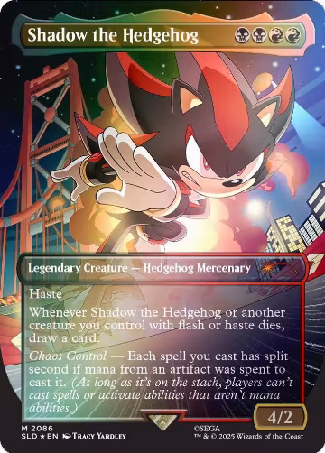 Shadow the Hedgehog (Rainbow Foil) (2086), Secret Lair Drop Series — Magic card price