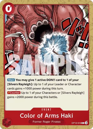 Color of Arms Haki (OP12-019), Legacy of the Master — One Piece card price