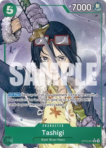 Tashigi (Alternate Art) (OP12-031), Legacy of the Master — One Piece card price