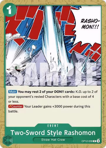 Two-Sword Style Rashomon (OP12-038), Legacy of the Master — One Piece card price