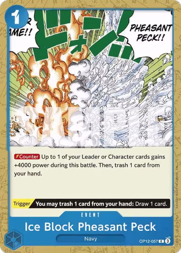 Ice Block Pheasant Peck (OP12-057), Legacy of the Master — One Piece card price