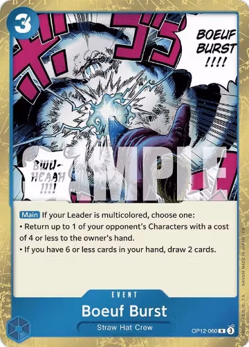 Boeuf Burst (OP12-060), Legacy of the Master — One Piece card price
