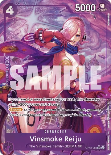 Vinsmoke Reiju (Alternate Art) (OP12-063), Legacy of the Master — One Piece card price