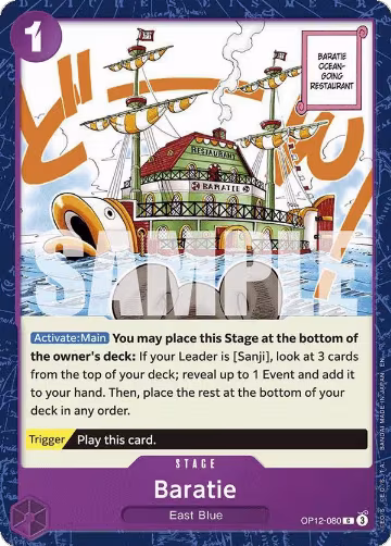 Baratie (OP12-080), Legacy of the Master — One Piece card price