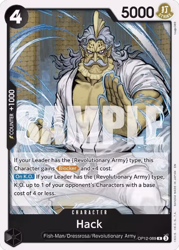 Hack (OP12-089), Legacy of the Master — One Piece card price